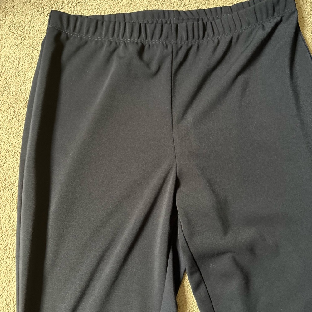 Susan Graver Navy Pull On Pants - Picture 3 of 6